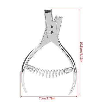 YiYuevi Pattern Notcher for Fabric,Stainless Steel Pattern Notcher Sewing Leather Tailor Pliers Pattern Marking Tool for Fabric Tailor Sewing