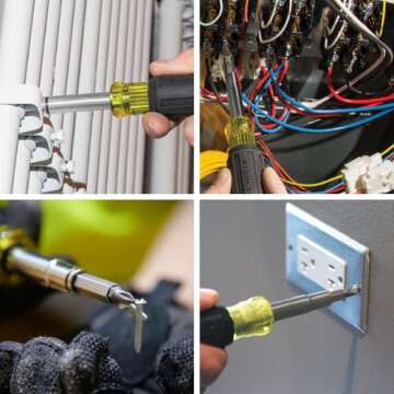 Klein Tools 32500MAG Magnetic Screwdriver Nut Driver 11-in-1