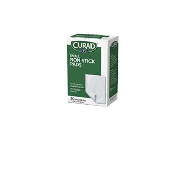 Curad Non-Stick Pads, 2 X 3 Inch(5.1 x 7.6 cm), 20 Count