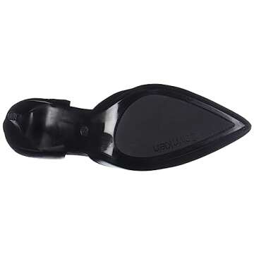 Calvin Klein Women's Gloria Pump, Black Patent, 6.5