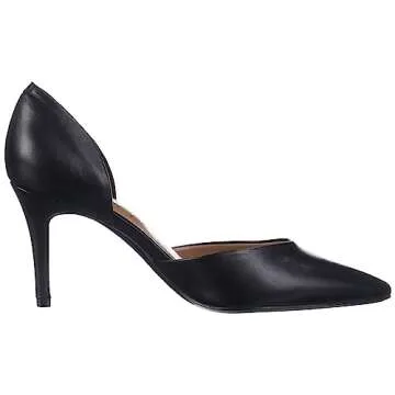 Calvin Klein Women's Gloria Pump, Black Patent, 6.5