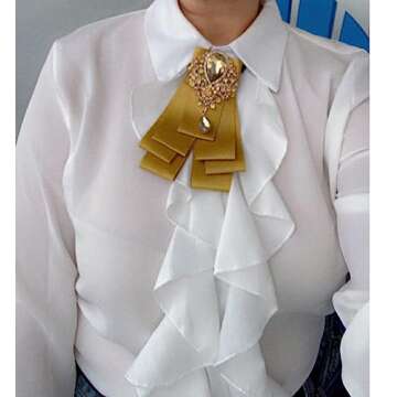 Rhinestone Bow Brooch for Elegant Party Fashion