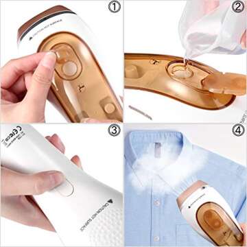 EPICKA Handheld Steamer - Powerful Portable Clothes Care