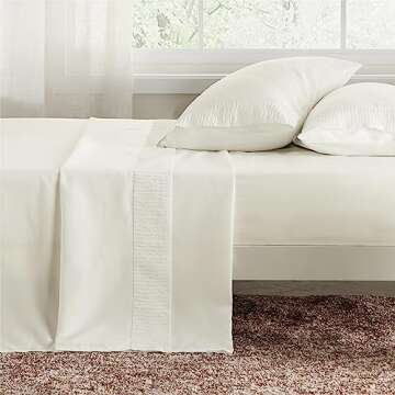 Bedsure King Size Sheets Set - 4 Pieces Soft King Sheets - Breathable & Cooling - Hotel Luxury - Eas...
