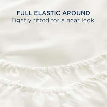 Bedsure King Size Sheets Set - 4 Pieces Soft King Sheets - Breathable & Cooling - Hotel Luxury - Easy Care Polyester Microfiber Bedding for Women, Men, Ivory