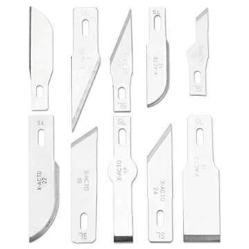 X-ACTO Compression Basic Knife Set, 3 Knives, 13 Blades, Soft Carry Case, 17 Count