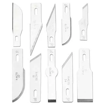 X-ACTO Compression Basic Knife Set, 3 Knives, 13 Blades, Soft Carry Case, 17 Count