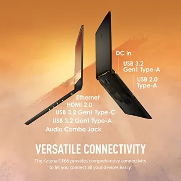 MSI Katana GF66 Intel i7 RTX 3050 Ti 144Hz Gaming Laptop