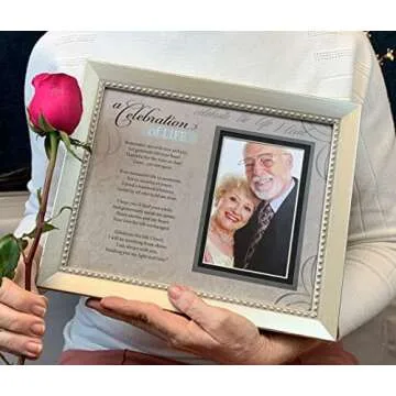 Memorial Photo Frame with Inspirational Poem for Loved Ones