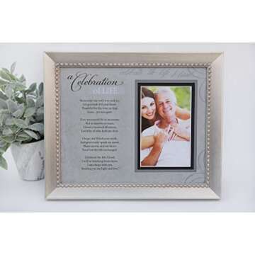 Memorial Photo Frame with Inspirational Poem for Loved Ones