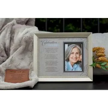 Memorial Photo Frame with Inspirational Poem for Loved Ones
