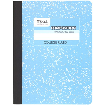 Mead Composition Notebooks - 12 Cute Pastel Pack with 100 Sheets