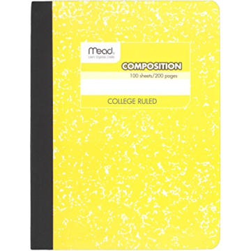 Mead Composition Notebooks - 12 Cute Pastel Pack with 100 Sheets