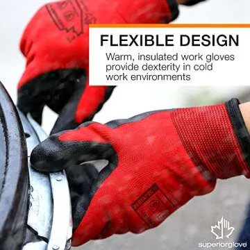 Winter Work Gloves - Fleece-Lined for Comfort and Grip