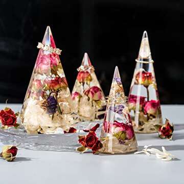 LET'S RESIN Cone Silicone Molds for DIY Ring Holders