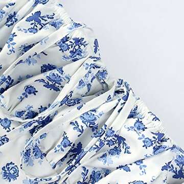 Stylish Puff Sleeve Floral Maxi Dress for Summer Elegance