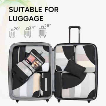 OlarHike 10 Set Packing Cubes for Travel Organizers