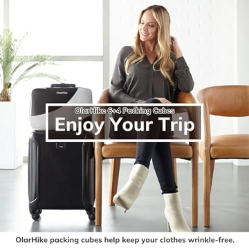 OlarHike 10 Set Packing Cubes for Travel Organizers