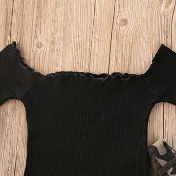 Stylish 2Pcs Toddler Outfit Set for Girls