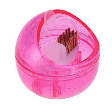 Mini Drill Bit Cleanser Box for Nail Art Drill Head Brush Portable Dust Cleaning Case Box Polishing Manicure Tool