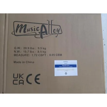 Music Alley 3 Piece Kids Drum Set with Throne, Cymbal, Pedal & Drumsticks, Blue, (DBJK02)