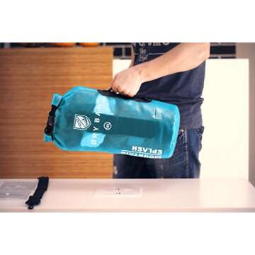 Waterproof Dry Bag 5L/10L/20L-Water Resistant Lightweight Backpack with Handle-Floating Dry Storage Ocean Bag Keeps Gear Impervious to Water-Perfect for Kayaking, Boating, Birthday Gift, Vacation.