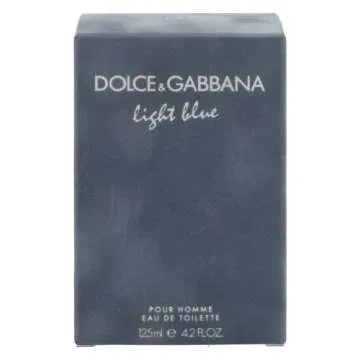 Dolce & Gabbana Eau de Toilettes Spray, Light Blue, 4.2 Fl Oz For Men or/and Pour Homme