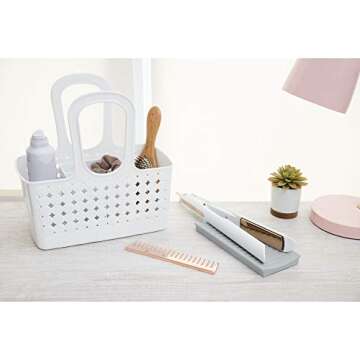 iDesign Orbz Plastic Bathroom Shower Tote for Essential Storage