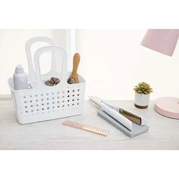 iDesign Orbz Plastic Bathroom Shower Tote for Essential Storage