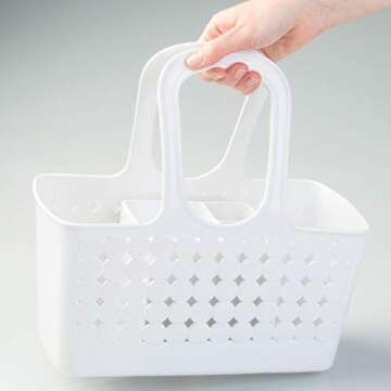 iDesign Orbz Plastic Bathroom Shower Tote for Essential Storage