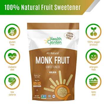 Health Garden Monk Fruit Sweetener for Healthy Living