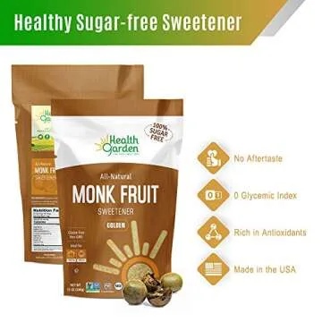 Health Garden Monk Fruit Sweetener for Healthy Living