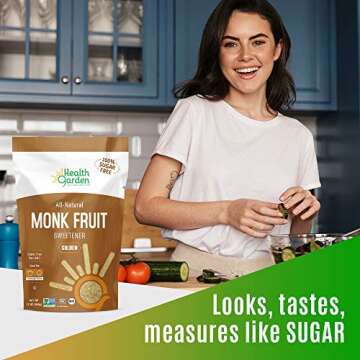 Health Garden Monk Fruit Sweetener for Healthy Living