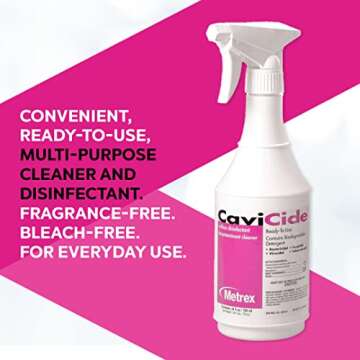 Metrex Cavicide Surface Disinfectant Spray - All-in-One Protection