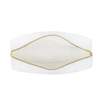 White Nylon Bride Pouch Perfect for Weddings and Gifts