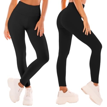SINOPHANT High Waisted Leggings for Women - Full Length Capri Buttery Soft Yoga Pants for Workout At...