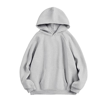 ANRABESS Women Hoodies Oversized Fleece Long Sleeve Comfy Casual Basic Pullover Sweatshirts 2024 Fal...