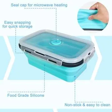 Guyuyii Collapsible Silicone Food Storage Containers