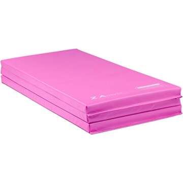 Z Athletic Folding Mat for Gymnastics and Tumbling, 4 Ft x 6 Ft x 2 In