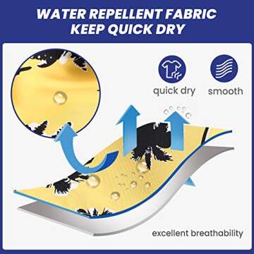 maamgic Mens Slim Fit Swim Shorts Swim Trunks 7 inch Quick Dry Mens Bathing Suits with Mesh Lining