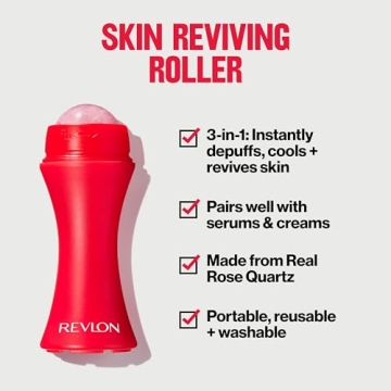 Revlon Skin Reviving Roller with Rose Quartz for Radiant Skin