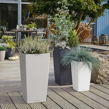 Lechuza CUBICO Color 30 Self-Watering Planter for All Spaces