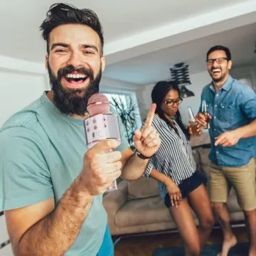 Wireless Bluetooth Karaoke Microphone for All Ages