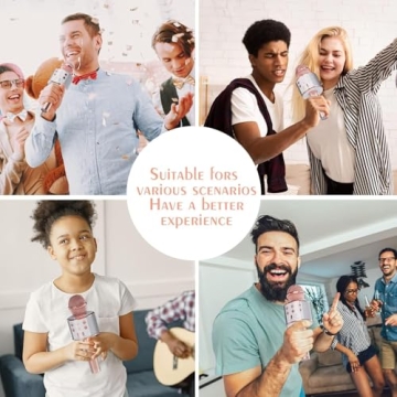 Wireless Bluetooth Karaoke Microphone for All Ages