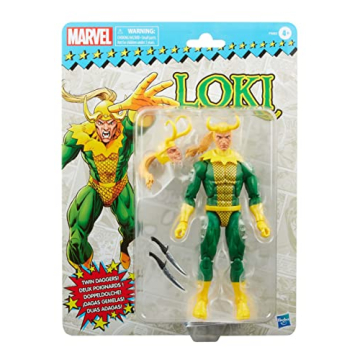 Marvel Legends Loki 6-inch Figure in Retro Packaging