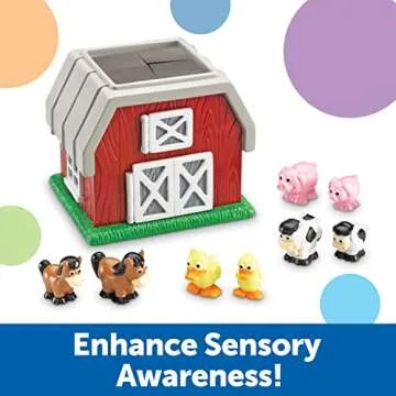 Learning Resources Hide-N-Go Moo Farm Animal Toy for Toddlers