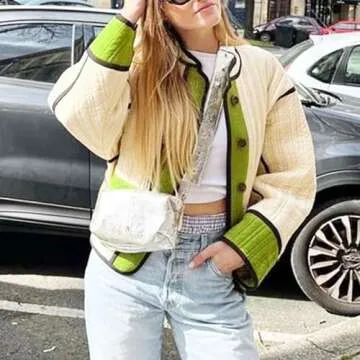 Xunger Lightweight Quilted Puffer Jacket for Women