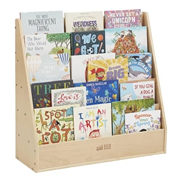 ECR4Kids Sturdy Single-Sided Book Display for Kids