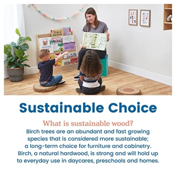 ECR4Kids Sturdy Single-Sided Book Display for Kids