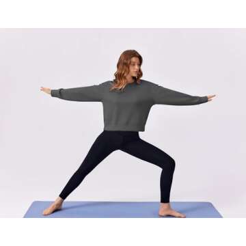 Stylish Lightweight Oversized Crewneck Sweatshirt for Women